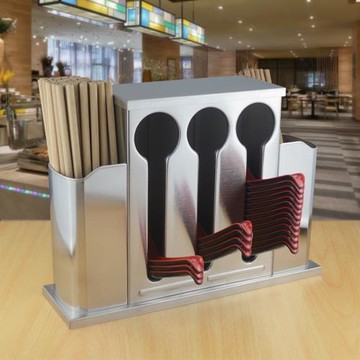 不銹鋼筷子 湯勺收納盒 湯匙勺子收納架 餐廳飯店筷子勺子收納盒