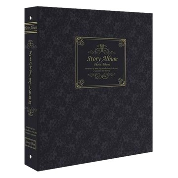 J&H Story Album 經典自黏式相本 50張入 - 黑色  50張