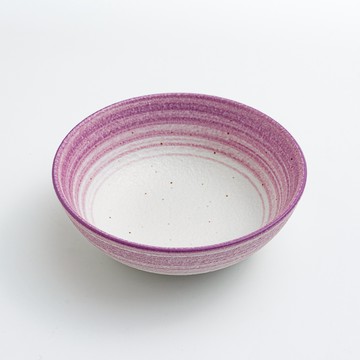 WAGA 旋紋紫語 16.5cm 陶瓷碗｜單品