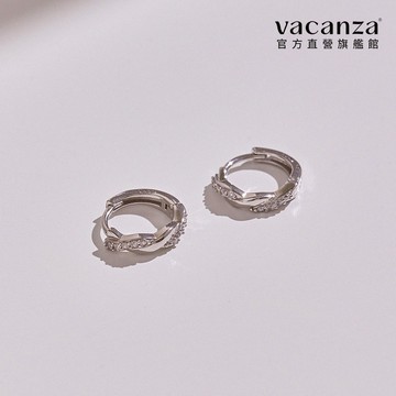 vacanza｜純銀｜麻花交錯‧純銀耳環 #新年飾品 #新年禮物