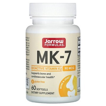 Jarrow Formulas, MK-7，90 微克，60 粒軟凝膠