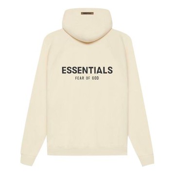 Fear of God Essentials SS21 Pull-Over Hoodie 'Buttercream'