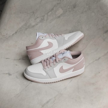 【逢甲 FUZZY】W Air Jordan 1 Low Particle Rose 灰粉 DC0774-606