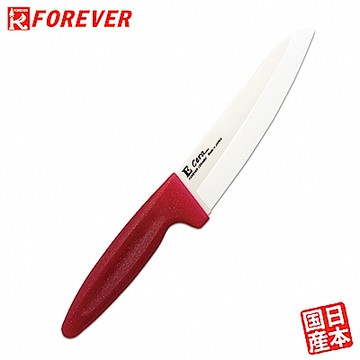FOREVER日本製造鋒愛華陶瓷刀16CM(白刃亮粉柄)