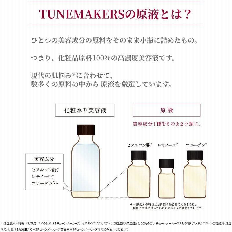 ふき取り化粧水 原液ピーリング液 1ml Tunemakers チューンメーカーズ 毛穴ケア アルコールフリー 拭き取り化粧水 セラミ 通販 Lineポイント最大0 5 Get Lineショッピング