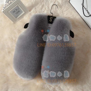 兒童皮草馬甲秋冬毛毛坎肩男女童女寶寶小中大童保暖背心潮【不二雜貨】