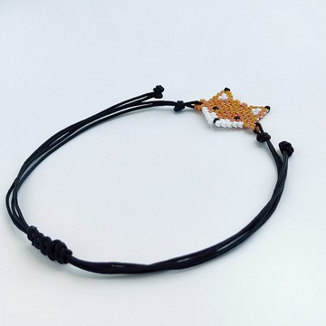 串珠腳鍊，手工腳鍊，蠟腳鍊，手鍊，狐狸腳鍊，動物腳鍊