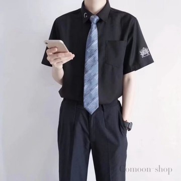 2026日系dk制服男短袖衬衫学生装休闲衬衣毕业班服