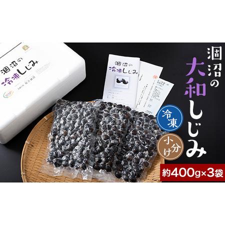 ふるさと納税 374 しじみ 約1.2kg 冷凍 小分け 約400g × 3袋 涸沼の大和しじみ 茨城県茨城町