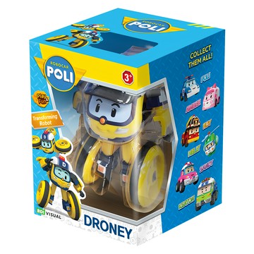 ROI TOYS 新4吋變形機器人玩具 RB33656  佐力  1盒