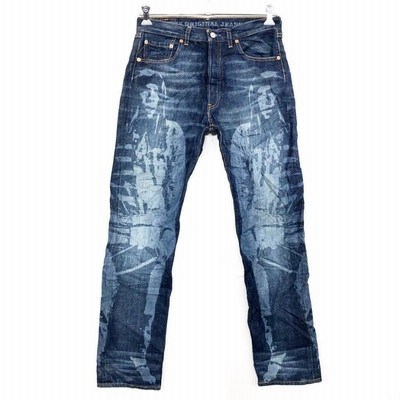 Levi's 501 デニムパンツ W32 インディゴ ボタンフライ 希少