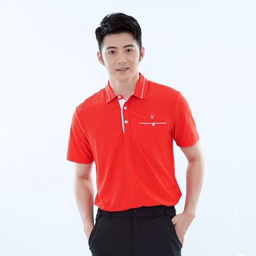 遊遍天下 男款抗UV吸濕排汗短袖機能POLO衫GS1031