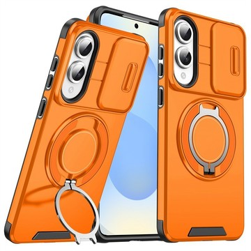 Samsung 新款推窗带支架防摔手機殼S24 Plus/S25 PLUS
