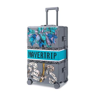 MAYERTRIP花系列2025行李箱女ins網紅潮時尚拉桿旅行箱小型密碼箱