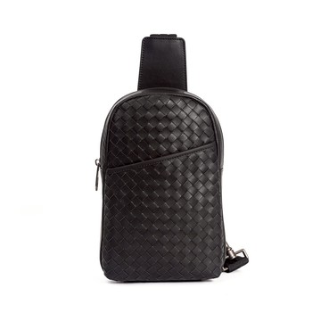 【FREED】手工細編織皮革胸包 生日送禮 升遷賀禮 男生禮物 男性 聖誕節 交換禮物