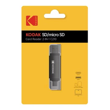 【eYe攝影】現貨 美國🇺🇸 KODAK C210 手機 平板 OTG iphone 17 支援相機 相片傳輸 讀卡機
