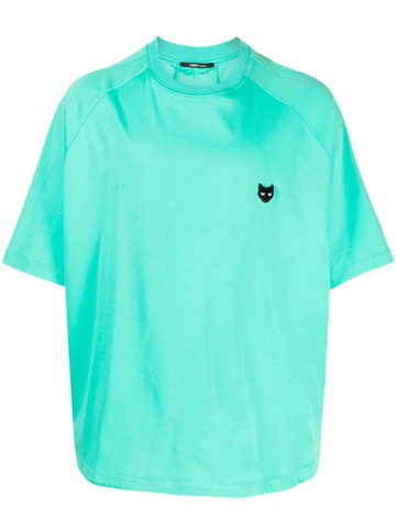 ZZERO BY SONGZIO - logo-patch cotton T-shirt - unisex - Cotton - XL - Green