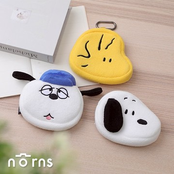 【Norns】Peanuts史努比絨毛造型零錢包 Norns Snoopy／Olaf／Woodstock 隨身小物包