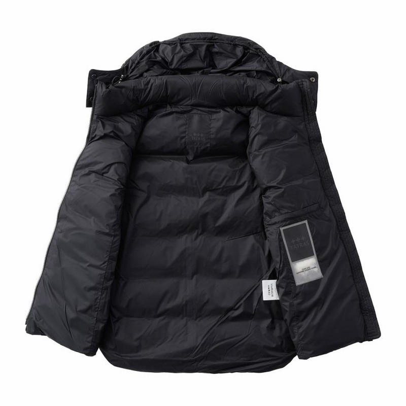 【美品】TATRAS ダウンベスト MTA14A456 ブラック M 美品】TATRAS ダウンベスト MTA14A456 ブラック M