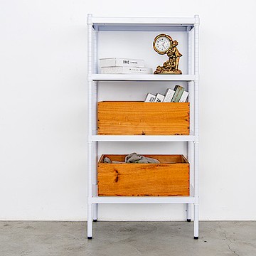 dayneeds 極致工藝 60x35x120cm四層置物架(烤漆白) 收納架/儲藏架/書架