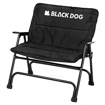 BLACK DOG 黑狗 單人寬度升級折疊椅附椅套 84 x 83 x 77cm  YZ004  1個  黑色