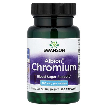 Swanson Vitamins, Albion® 鉻，200 微克，180 粒膠囊