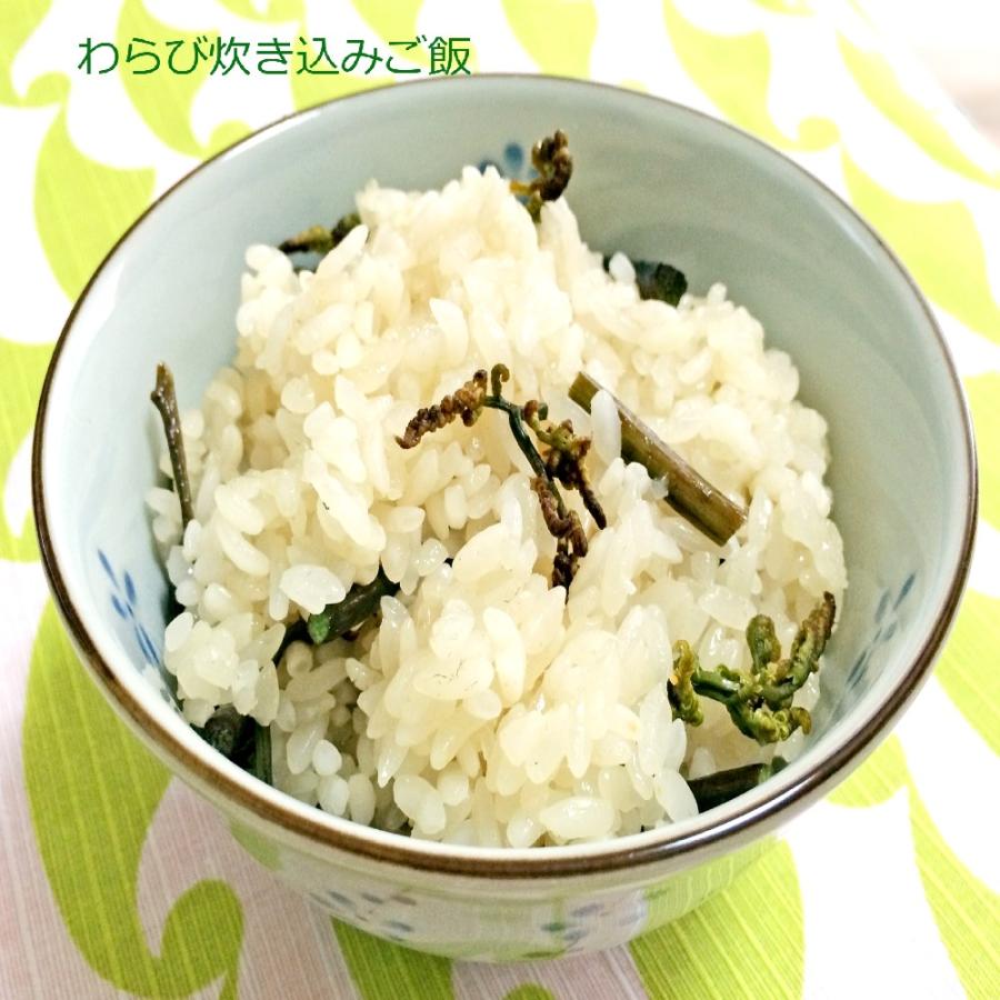 味付山菜わらび 天然 国産 味付 わらび 天然わらび 柔らかい おいしい 270gx3袋