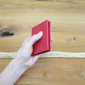 日本製【FLAT II 輕便短夾】革職人 薄短夾 票卡夾 悠遊卡夾