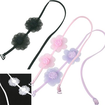 【Decoy】蕾絲小花繞脖式單條肩帶(2入) 多色可選