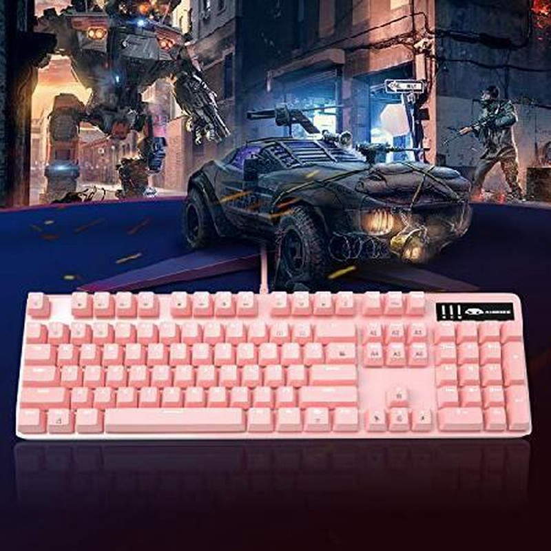 Amazon | ピンク ゲーミングキーボードとマウス 3イン1