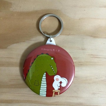 樂觀就沒有過不了的難關 鏡子鑰匙圈 G0011