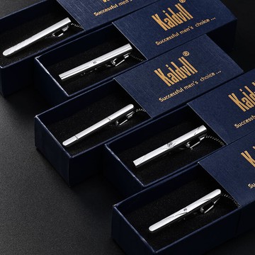 男士韓版商務高檔職業西裝領帶夾子別針男保安領帶夾