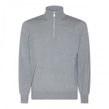 Brunello Cucinelli - Grey Cashmere Pullover 48