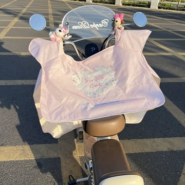 桃園出貨✨電動車擋風被夏季遮陽電瓶摩托車夏天防雨薄款春秋隔熱防水防曬