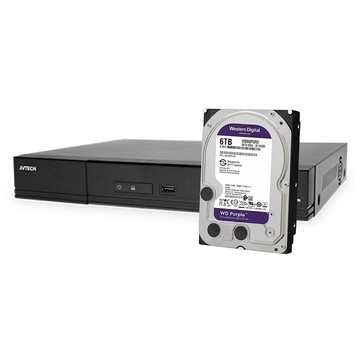 AVTECH 昌運監視器 送WD硬碟6TB DGD2017AX-U1 16路 XVR 錄影主機