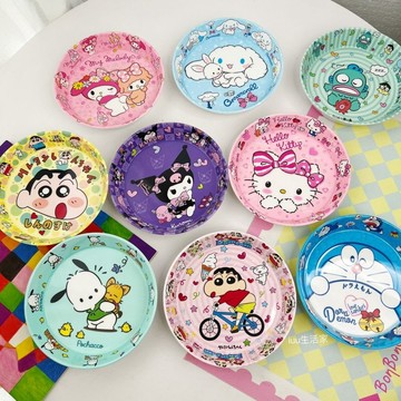 小包臺灣出貨🌟可愛6寸盤子家用創意小碟ins高顏值兒童餐具幼兒園寶寶專用一人食