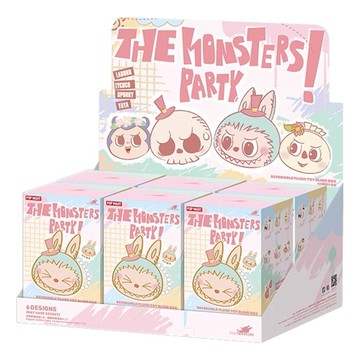 Pop Mart The Monsters Labubu Party Reversible Pendant Sealed Case (6 Blind Boxes)