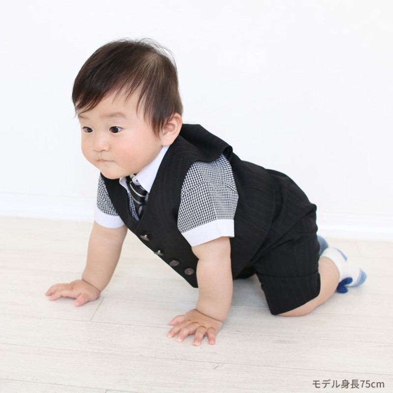 こどもフォーマル服 子供スーツ 靴セット 夏用男児ベストスーツセット 