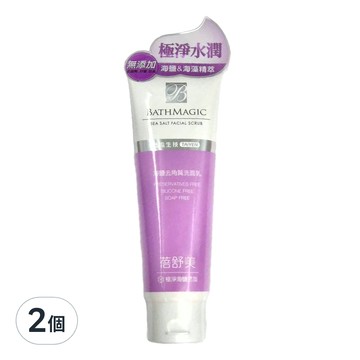 TAIYEN 台塩生技 蓓舒美海鹽去角質洗面乳，無添加  140g  2個