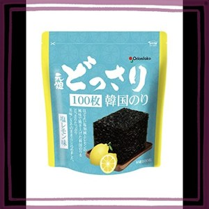 オリオンジャコー どっさり韓国のり 塩レモン味 100枚 ×2個