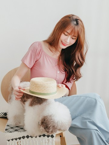 2WAY高含棉彈力平口/圓領上衣