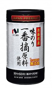 ニコニコのり 兵庫県産一番摘味のり 60枚×5