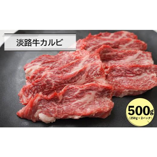 ふるさと納税 兵庫県 淡路市 淡路牛カルビ500ｇ（250g×2）