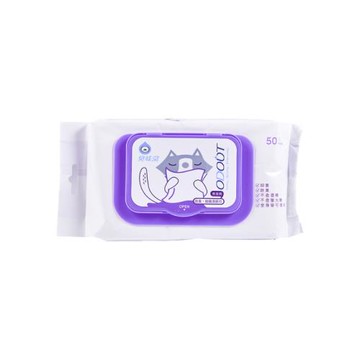 ODOUT臭味滾-貓咪專用除臭、抑菌濕紙巾 50張 (A1402) X7包組(下標數量2+贈神仙磚)