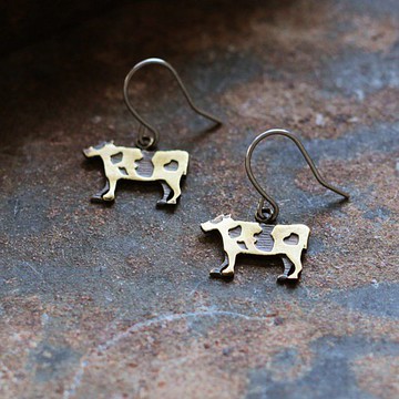 牛 | 耳環 | 耳夾 | P306