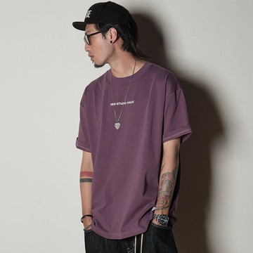 ONE-1111-STUDIO Sorona 寬版Logo短上衣