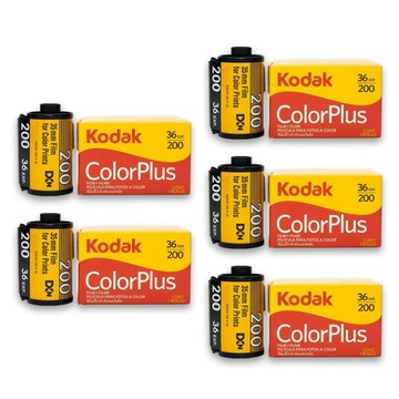 【Kodak 柯達】Kodak柯達底片 ColorPlus 200 彩色負片- 五入組