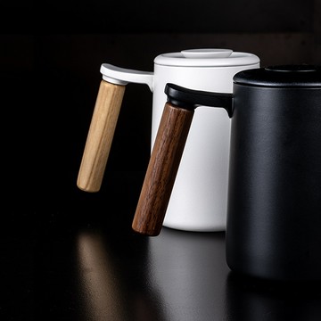 TIMEMORE 泰摩 -魚YOUTH手沖咖啡壺-磨砂黑/晨霧白/冰河藍/櫻花粉