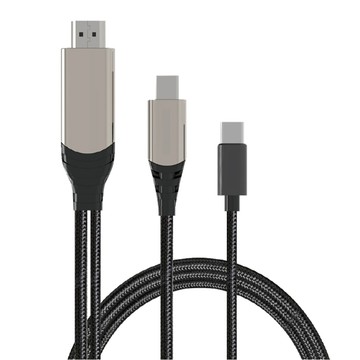 易智快充 C10_HDMI充電投影多功能線 + 105W充電器組合