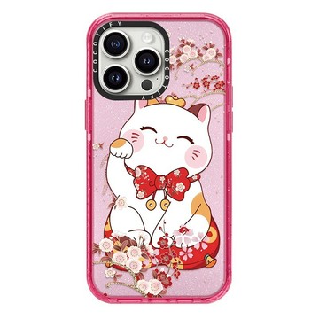 招財貓手機殼 iPhone17Promax手機殼 蘋果16Pro防摔殼i15保護殼i14硬殼i13